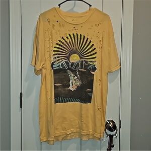 Doors Women’s Graphic T-Shirt Distressed Sz Medium